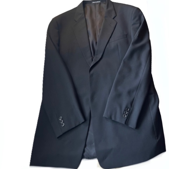 Armani Collezioni Men’s Black Big & Tall suit in excellent condition size 44L. - Picture 4 of 14